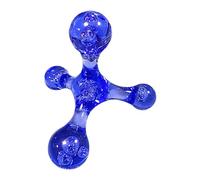 Sfera da massaggio piccola, rullo per sfera da massaggio | Massaggiatore a rulli portatile per collo,Sfere da massaggio portatili a quattro punte, strumento di massaggio multifunzionale per la gamba a