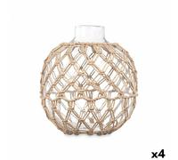 Sfera Decorativa Trasparente Naturale 21 x 23 cm [4 Unità]