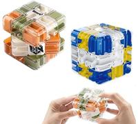 Sfera Del Labirinto 3D, Large 3D Labyrinth Puzzle Maze Cube, Cubo Labirinto Con Pallina, Giocattolo Rompicapo Coinvolgente, Aiuta ad Alleviare lo Stress e a Coltivare il Pensiero Logico