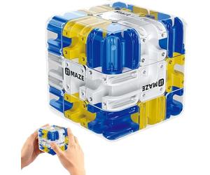 Sfera Del Labirinto 3D, Large 3D Labyrinth Puzzle Maze Cube, Cubo Labirinto Con Pallina, Giocattolo Rompicapo Coinvolgente, Aiuta ad Alleviare lo Stress e a Coltivare il Pensiero Logico