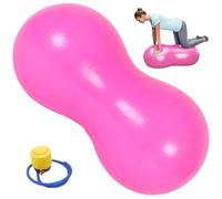 Sfera di arachidi, anti scoppio addensare palla di allenamento di arachidi in PVC, 35.4x17.7 Equilibrio con una pompa ad aria, palla di arachidi portatile per la terapia per bambini yoga in gravidanz