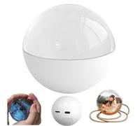 Sfera di cristallo 3D ad ultrasuoni, 6,9 cm, sfere di cristallo video, sfera di memoria, sfera di memoria personalizzata a ultrasuoni con display elettronico per coppie, animali domestici, ricordi