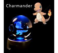 ✅ Sfera di Cristallo 3D Pokemon CRYSTAL BALL PIKACHU CHARIZARD MEWTWO SQUIRTLE ✅