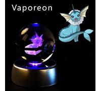 ✅ Sfera di Cristallo 3D Pokemon CRYSTAL BALL PIKACHU CHARIZARD MEWTWO SQUIRTLE ✅