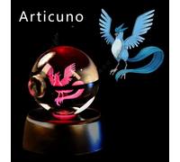 ✅ Sfera di Cristallo 3D Pokemon CRYSTAL BALL PIKACHU CHARIZARD MEWTWO SQUIRTLE ✅