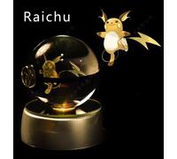 ✅ Sfera di Cristallo 3D Pokemon CRYSTAL BALL PIKACHU CHARIZARD MEWTWO SQUIRTLE ✅