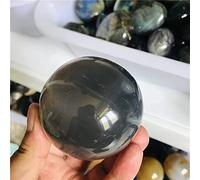 Sfera di cristallo con gemma di agata naturale, di con pietra d'acqua volante, pietra di agata adatta for pietre naturali domestiche (Color : Plum)
