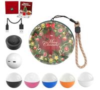 Sfera di cristallo da 2,7 pollici, video con sfera di memoria, display digitale personalizzato, sfere di memoria 3D per coppie e amici, supporta Wi-Fi (USB di base, bianco)