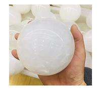 Sfera di cristallo lucidato di cristallo bianco naturale, grandezza naturale, decorazione for la casa, feng shui, campione di cristallo for massaggio con pietra grezza decorazione della stanza (Color