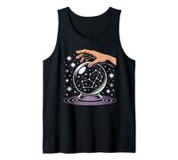 Sfera di Cristallo mistica con Anelli Viola e Rosa Canotta