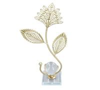 Sfera di Cristallo, Sfere Decorative per Ciotole Foglia di Metallo Ornamento di Sfera di Cristallo Decorazioni per la Casa Soggiorno Foglia di Ferro Decorazione di Sfera di