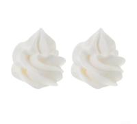 Sfera di gelato realistica, accessori per decorazione di eventi e fotografie, scintilla gioia agli incontri (2 cm)