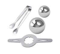 Sfera Di Ghiaccio Per Espresso Refrigerante - Sfera Di Raffreddamento In Acciaio Inossidabile Per Caffè Espresso | L'hockey Su Ghiaccio Italiano Si Raffredda Rapidamente | Conserva Più Sapore Con Le P