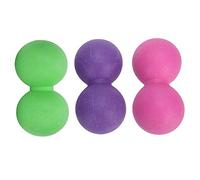 Sfera di massaggio di arachidi silicone yoga addestramento della fascia muscolo rilassamento attrezzatura fitness per atleti impiegati bambini donne donne (Viola + rosa rosso + verde)