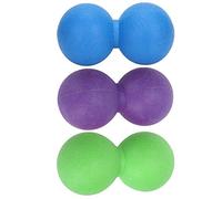 Sfera di massaggio di arachidi silicone yoga addestramento della fascia muscolo rilassamento attrezzatura fitness per atleti impiegati bambini donne donne (Viola + verde + blu)