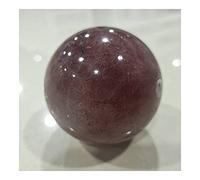 Sfera di naturale alla fragola globo lucidato Sfera di massaggio Stone Decorazione della casa Squisito Raccogliere souvenir Bella WHRLQXM(Size:50-60mm)