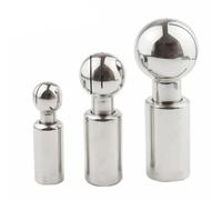 Sfera di spruzzo, 1 sfera di spruzzo rotante in acciaio inossidabile SS304 da 1/4" a 1" for la pulizia del serbatoio - Raccordo di lavaggio con copertura a 360 gradi(1/2In)