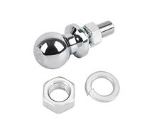 Sfera di Traino con Dado Esagonale Cromato di Diametro 1-7/8, Sfera di Traino per Gancio di Traino, Sfera di Traino per Gancio di Traino in Acciaio Cromato per Trattorino ATV