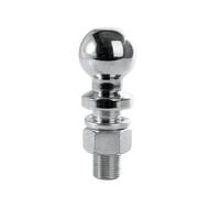 Sfera di traino for gancio di traino cromata, diametro dello stelo da 2-5/16 pollici M25, capacità di 5.000 libbre, parti di accoppiamento for camper, roulotte e camper.(M31(CAP 12000Lbs))