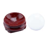 Sfera di Trasparente con Base di Supporto, Sfera di Quarzo Trasparente da 40 Mm per Divinazioni e Feng Shui, Elegante Ornamento per L'arredamento del Soggiorno o della Camera da Letto