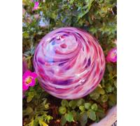 Sfera di vetro di ricambio rosa M8 filettata per ruggine fiori sfera di vetro...