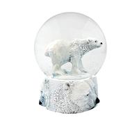 Sfera di Vetro - Orso Polare di Deluxebase. Globo di neve con figurina in resina e base sagomata. Ottimo come decorazione per la casa, ornamento e regalo.