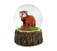 Sfera di Vetro - Panda Rosso di Deluxebase. Globo di neve con figurina in resina e base sagomata. Ottimo come decorazione per la casa, ornamento e regalo.
