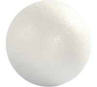 Sfera, diametro: 8 cm, polistirene, 5 pezzi