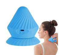 Sfera elettrica ad adsorbimento fasciale, con sfera massaggiante vibrante, rullo a rilascio elettrico, 4 velocità, ricaricabile, dispositivo per allenamento in casa con ventosa per vita, schiena e