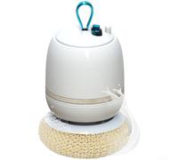 Sfera elettrica senza fili per lavare i piatti con ricarica USB, con tecnologia in schiuma e erogazione di detersivo per una pulizia completa della cucina (dorata)