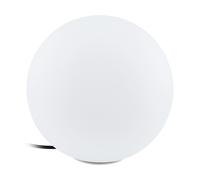 Sfera Esterno Contemporanea Monterolo Policarbonato Bianco 1 Luce E27 30Cm