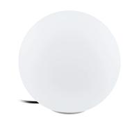 Sfera Esterno Contemporanea Monterolo Policarbonato Bianco 1 Luce E27 30Cm