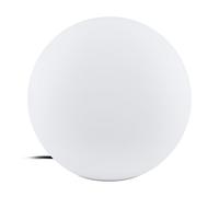 Sfera Esterno Contemporanea Monterolo Policarbonato Bianco 1 Luce E27 39Cm