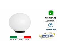SFERA GLOBO PER LAMPIONI LAMPIONE DA ESTERNO GIARDINO PALO E LAMPADA VARIE MISUR