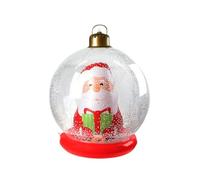 Sfera gonfiabile gonfiabile di Natale all'aperto, ornamenti di Natale gonfiabili | Decorazione gigante e divertente della palla di Natale con Babbo Natale all'interno - Palline di Natale gonfiabili