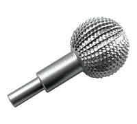 Sfera Gouge per intaglio in legno, testa a sfera per sculture e levigatura, taglierina sferica, diametro 40 mm, colore argento