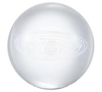 Sfera in Cristallo Universo Solare 3d, Rappresentazione Planetaria Incisa | Argento, Superficie Liscia e Sfera Piena, per Soggiorno e Camera da Letto, Tecnologia di Taglio 3d Avanzata