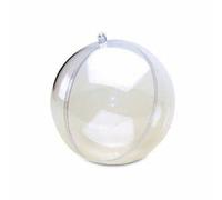 SFERA IN PLASTICA TRASPARENTE CM 15 PALLA PALLINA 2 SEMISFERA
