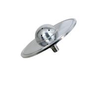 Sfera Lavaggio Inox Sfera di spruzzo Tri Clamp da 3 pollici/4 pollici Tappo terminale piatto con filettatura maschio 1/4 pulizia del serbatoio for distillazione in acciaio inossidabile 304(4 inch)