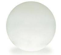 BALL D77 LAMPADA DA GIARDINO A SFERA IP54 RESINA BIANCA CON PICCHETTO MODERNA DI SOVIL