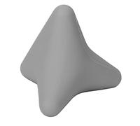 Sfera massaggiante in silicone per punti trigger, sollievo dal dolore muscolare e rilassamento della fascia, palla terapeutica manuale adatta a di tutte le dimensioni Grigio
