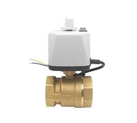 Sfera motorizzata da 1/2" 3/4" 1" 2" con interruttore manuale in ottone, 2 fili, reset di spegnimento, coppia 8 N·m, 220 V, 24 V, 12 V(12VDC-NORMALLY OPEN,1.25 Inch)