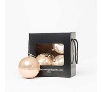 Sfera Natalizia Perlata "Rosa" ⌀10cm