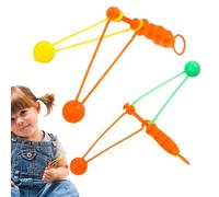 Sfera paraurti a manovella, Mini clack noisemakers, creative con palline divertenti e giocattoli sensoriali, Piccoli rumori per feste novità Ball Click Clacks Noise Maker per il compleanno del giorno