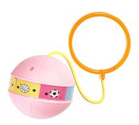 Sfera per saltare la caviglia, caviglia con palla rimbalzante brillante | palla per saltare con corda che si intensamente per esercizio infantile - palla altalena sportiva, corda per