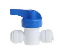 Sfera per tubo da 6 mm 1/4 "OD Port Water Loop Connettore interruttore a sfera Maniglia Sostituzione Pneumatico Connettore idraulico Rondella di pressione Tubo Bavaglino Dispositivo di blocco Linea
