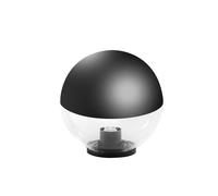 SFERA POLLY TRASPERENTE E NERA 1 LUCE ATTACCO E27 IP44 30X31CM
