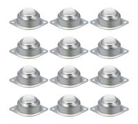 Sfera Portante Universale,Tianher 12 pcs Unità di Trasferimento a Sfera Ruote Cuscinetto Rullo Trasporto per Cuscinetti Sfere Macchine (Nylon)