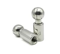 Sfera rotante a spruzzo Rotating Spray Ball Stainless Steel 316L Internal Thread 360 Degree Multiple Sizes(316l,1-1/2")