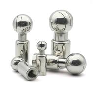 Sfera rotante in acciaio inossidabile per la puliz Sfera di spruzzo rotante in acciaio inox con filettatura interna BSP da 1/4-2 pollici 304/316L(2001-01-02 00:00:00,304)